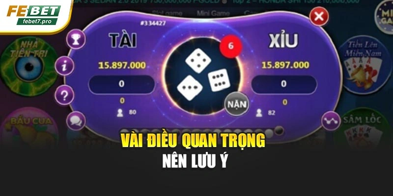 Vài điều quan trọng nên lưu ý